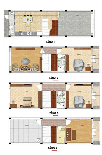 Bản vẽ các tầng