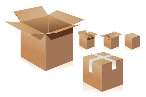 thùng carton đi máy bay